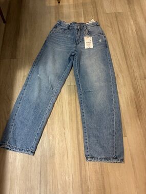 Zara Light Blue Relaxed Fit Kids Jeans